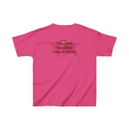 Romanos 10:18 Sus Palabras Recorren Toda La Tierra Kids T-Shirt