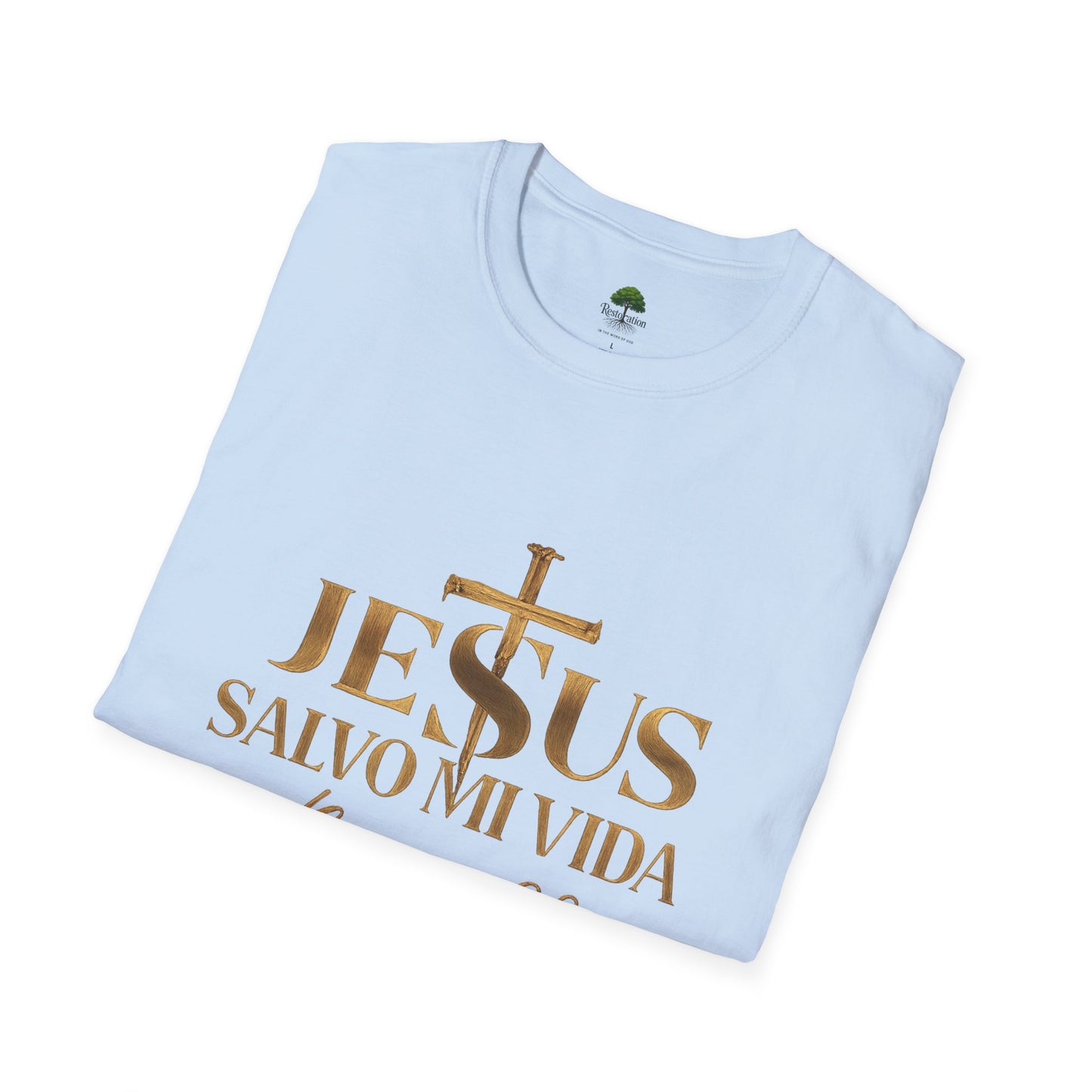 Romanos 5:8 Jesus Salvo Mi Vida T-Shirt