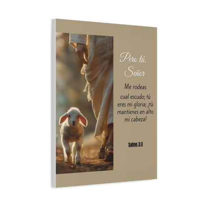 Salmo 3:3 Pero Tu Señor, me rodeas. Canvas Art