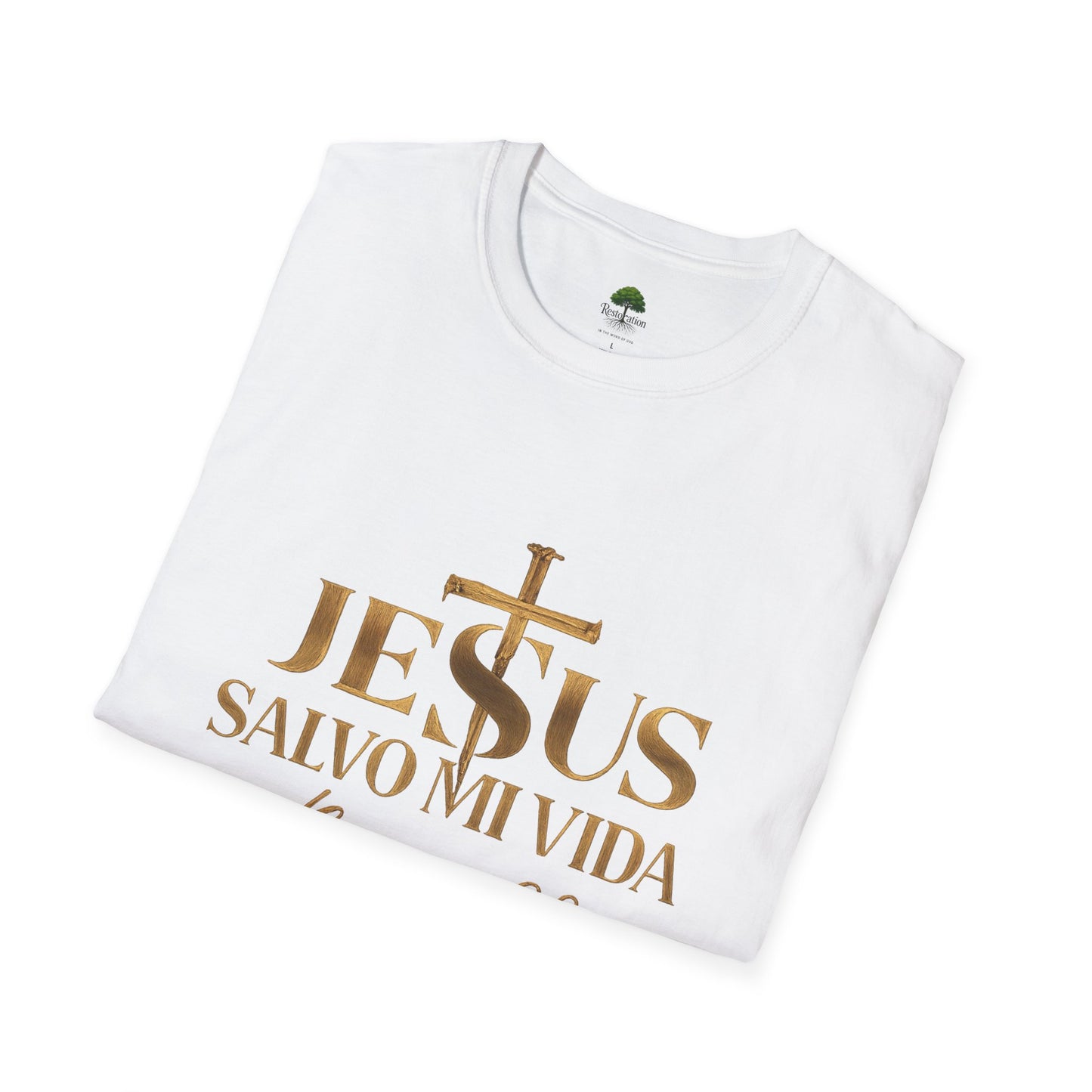 Romanos 5:8 Jesus Salvo Mi Vida T-Shirt