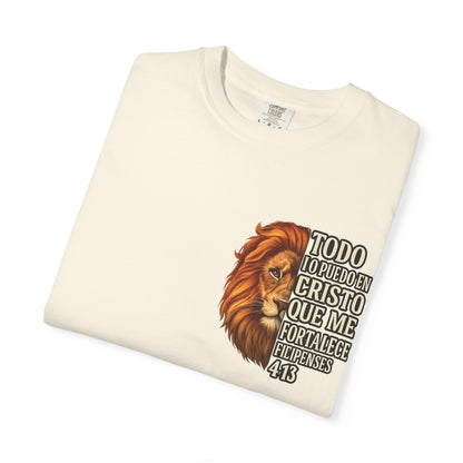 Filipenses 4:13 Lion T-Shirt