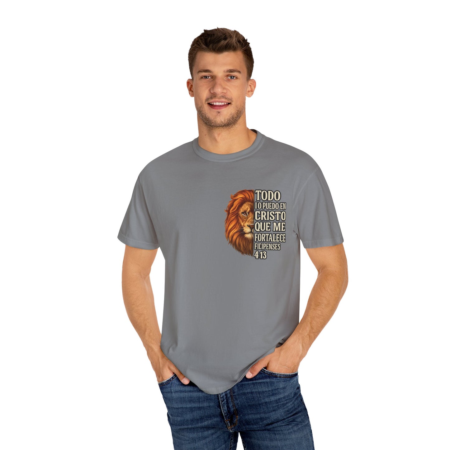 Filipenses 4:13 Lion T-Shirt