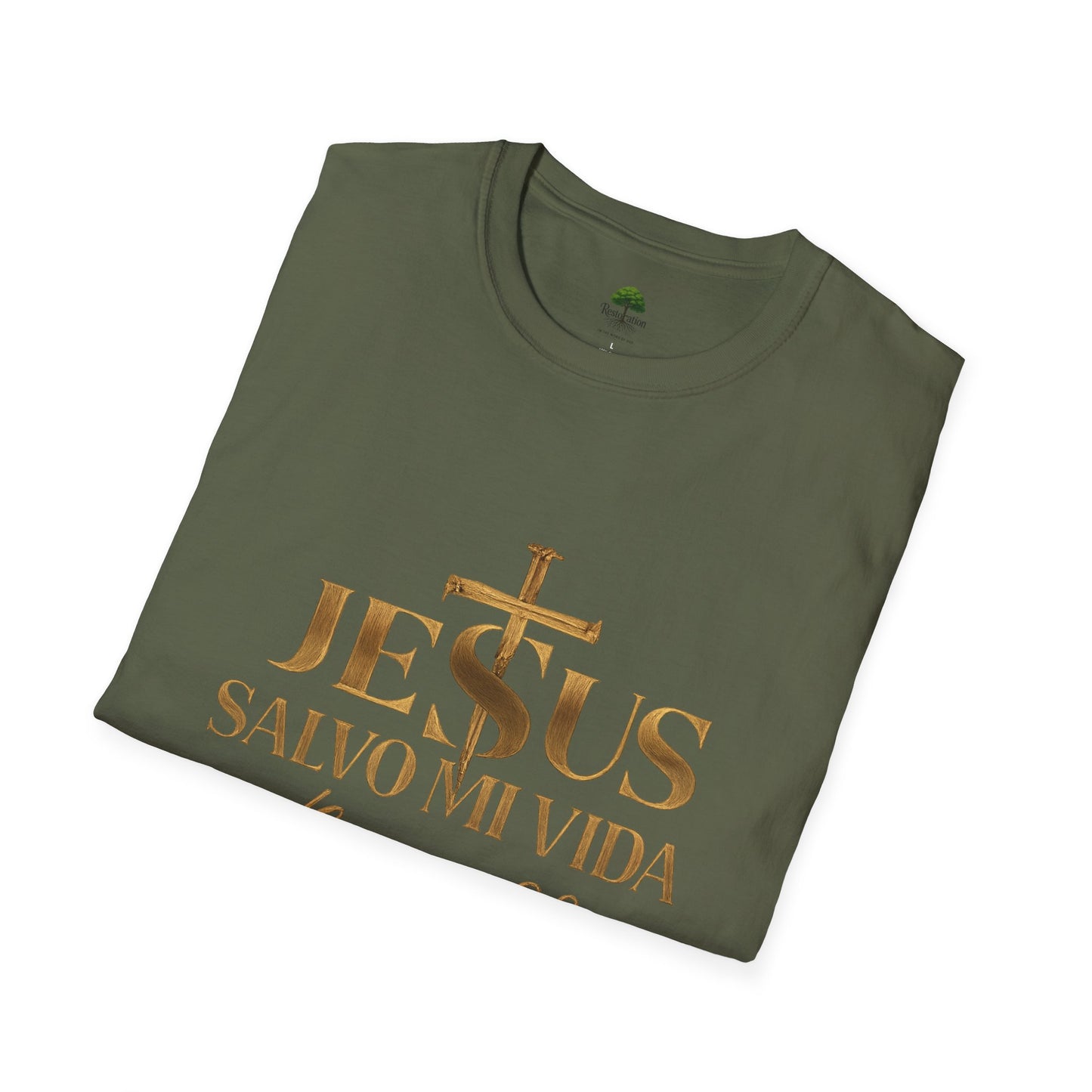 Romanos 5:8 Jesus Salvo Mi Vida T-Shirt