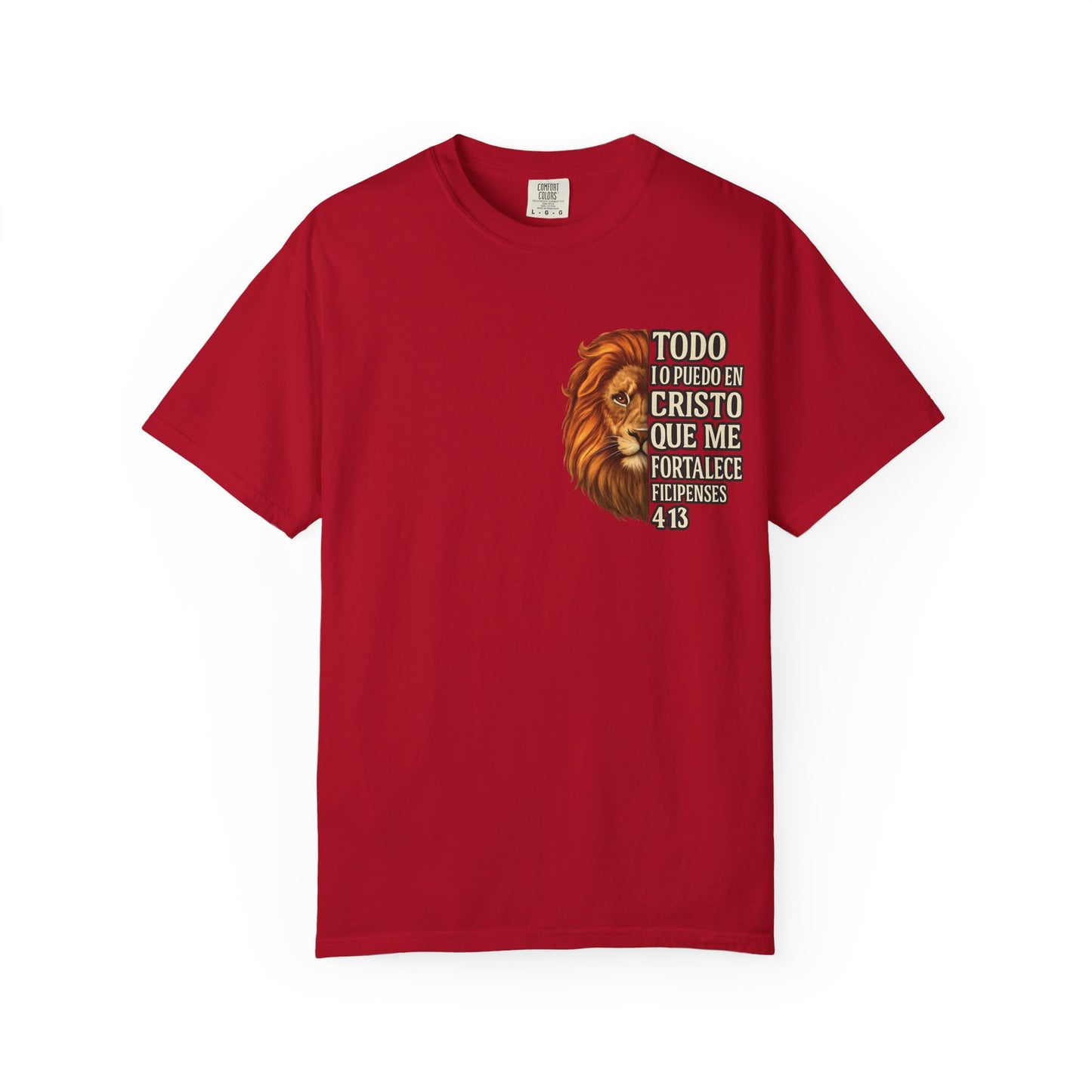 Filipenses 4:13 Lion T-Shirt
