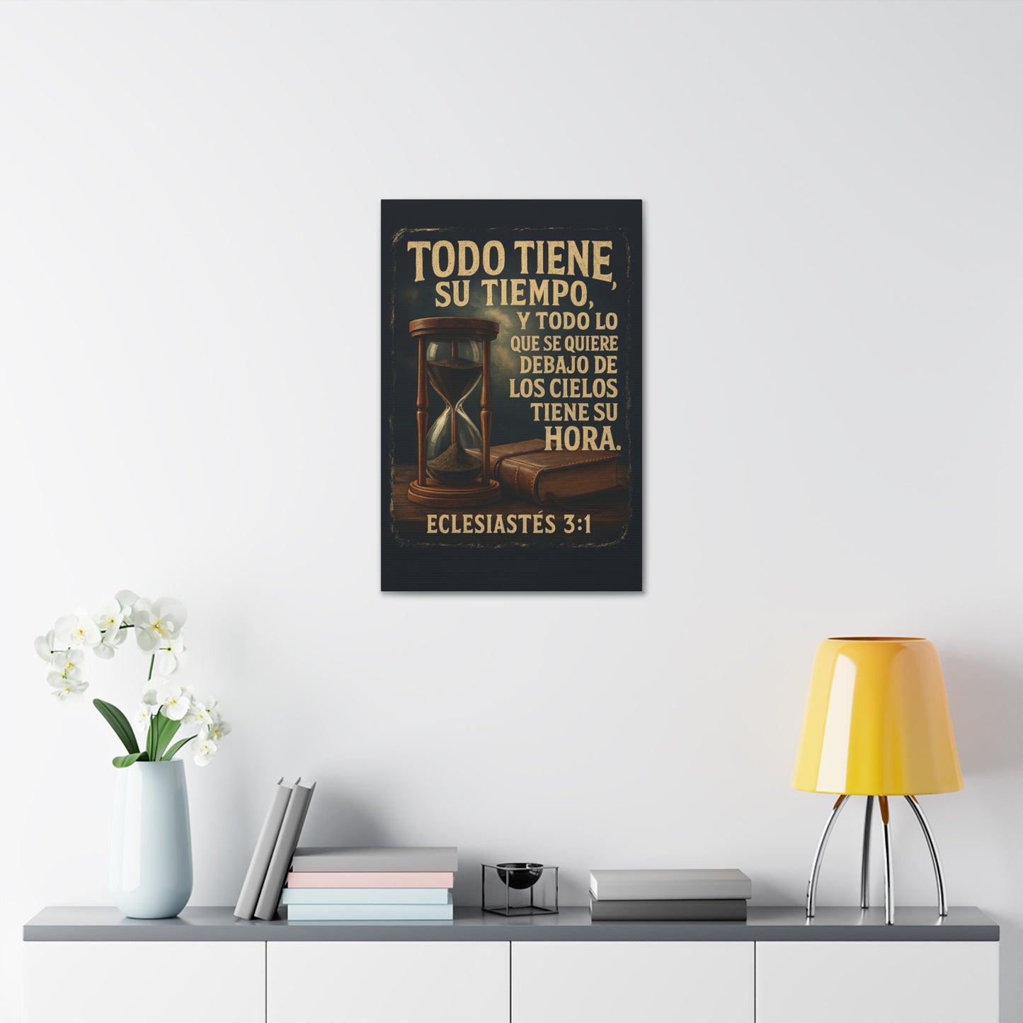 Eclesiastés 3:1 Todo Tiene Su Tiempo, Canvas Wall Art