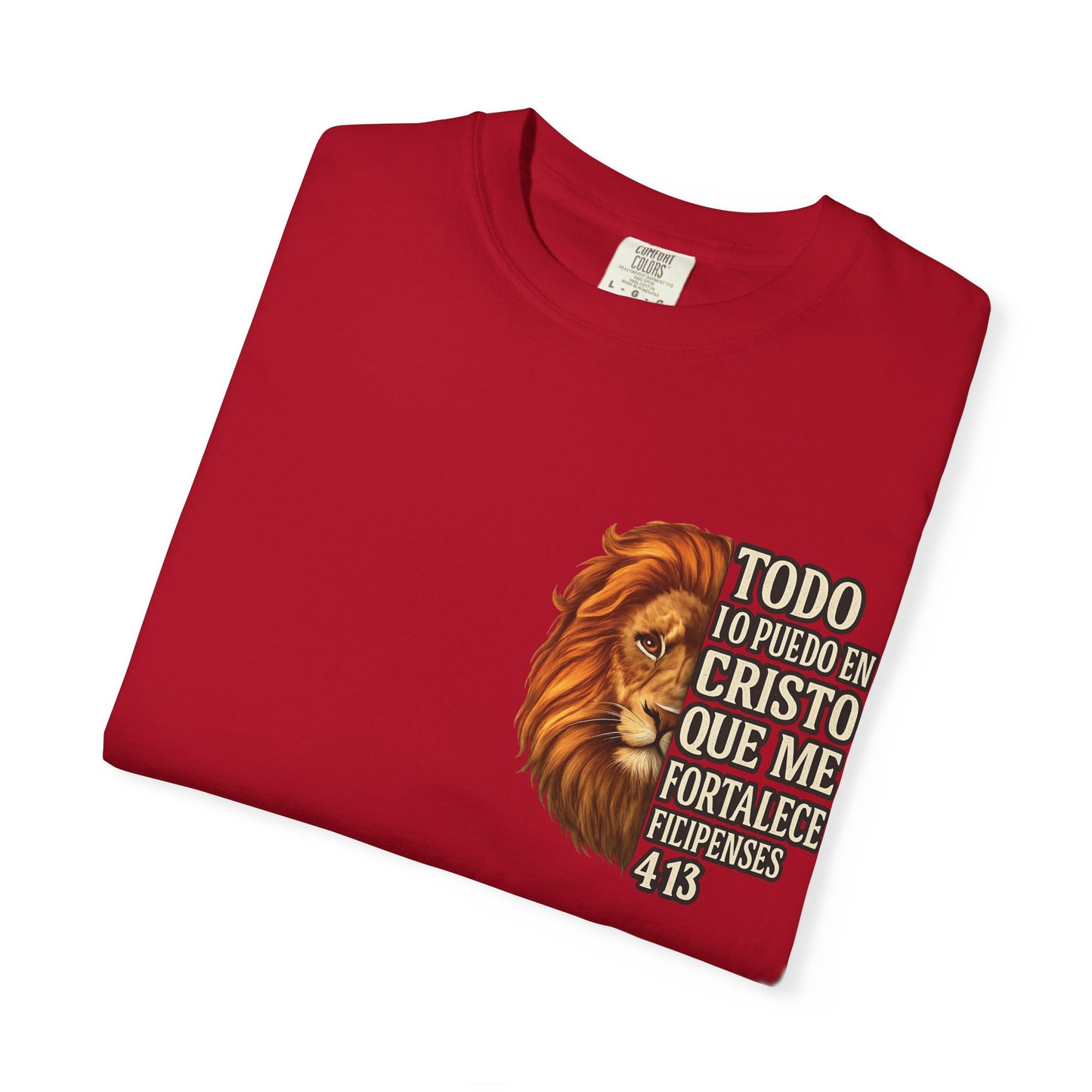 Filipenses 4:13 Lion T-Shirt