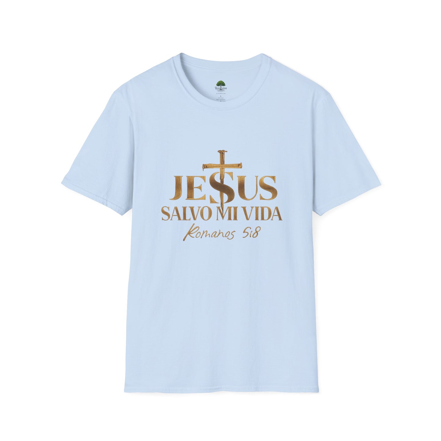 Romanos 5:8 Jesus Salvo Mi Vida T-Shirt
