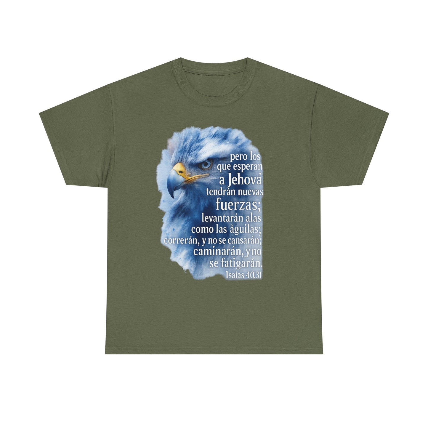 Isaias 40:31 Pero los que esperan a Jehová tendrán nuevas fuerzas T-Shirt