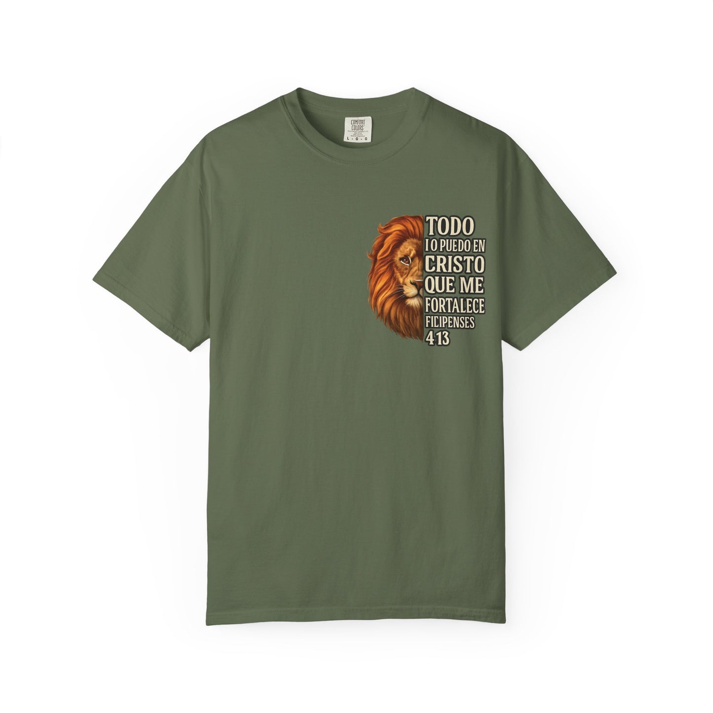 Filipenses 4:13 Lion T-Shirt