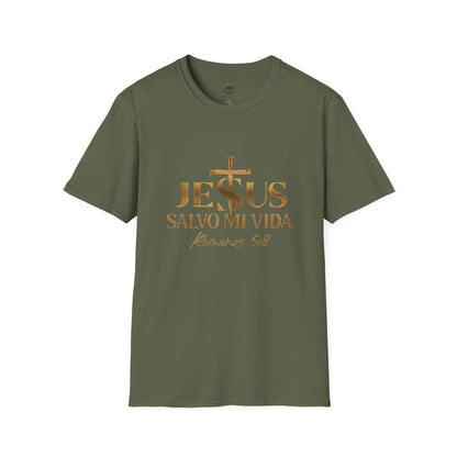 Romanos 5:8 Jesus Salvo Mi Vida T-Shirt
