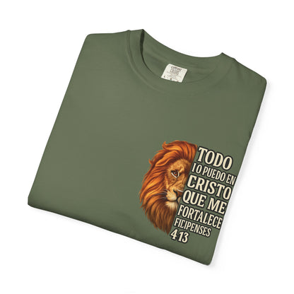 Filipenses 4:13 Lion T-Shirt
