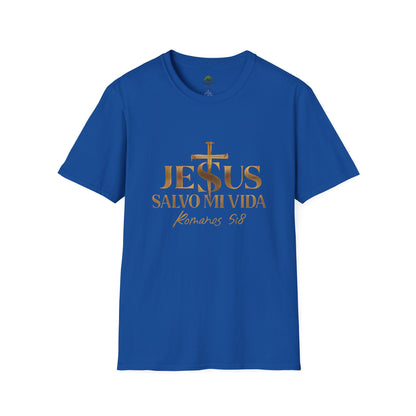 Romanos 5:8 Jesus Salvo Mi Vida T-Shirt