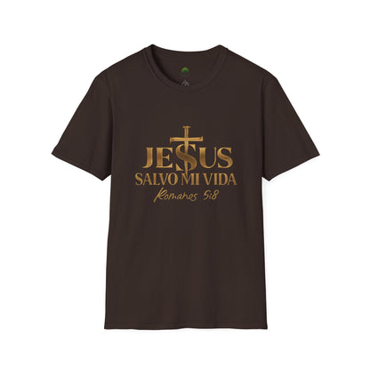Romanos 5:8 Jesus Salvo Mi Vida T-Shirt
