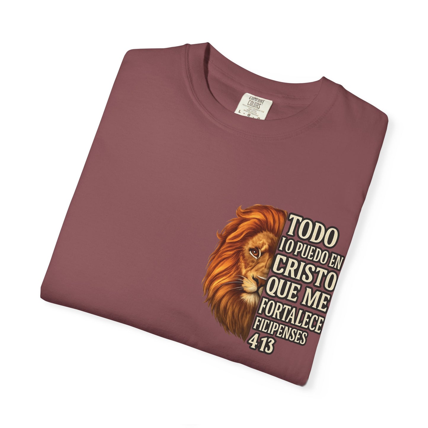 Filipenses 4:13 Lion T-Shirt