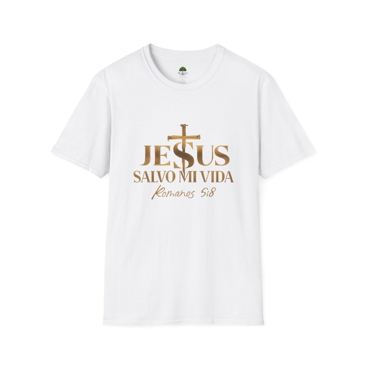 Romanos 5:8 Jesus Salvo Mi Vida T-Shirt