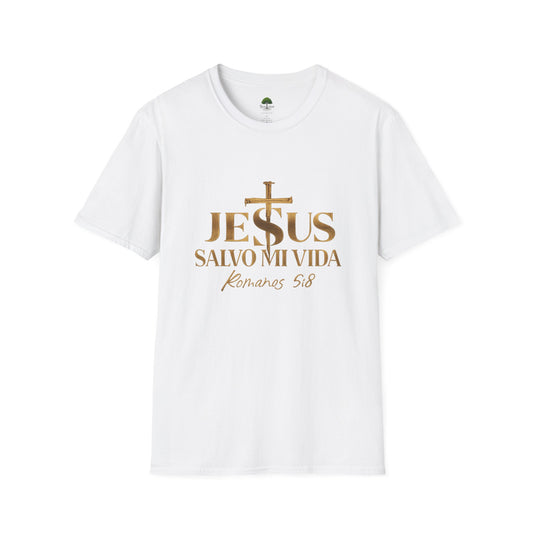Romanos 5:8 Jesus Salvo Mi Vida T-Shirt