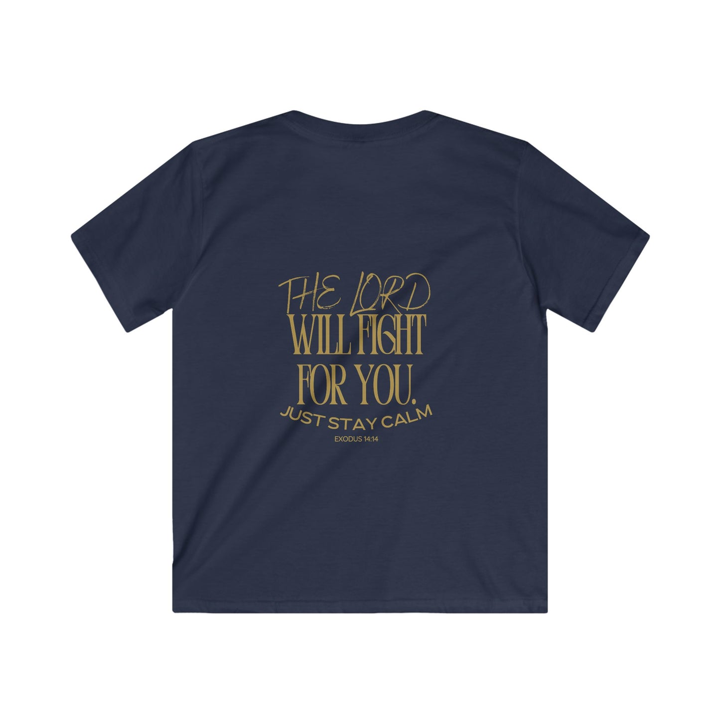 Kids Exodus 14:14 The Lord Will Fight For You T-Shirt