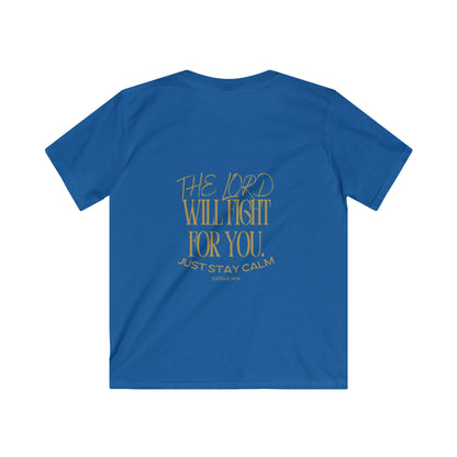 Kids Exodus 14:14 The Lord Will Fight For You T-Shirt
