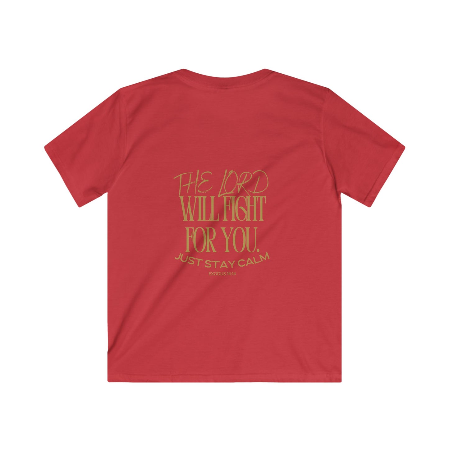 Kids Exodus 14:14 The Lord Will Fight For You T-Shirt
