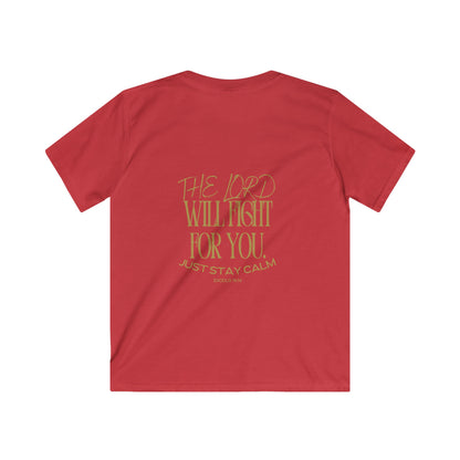 Kids Exodus 14:14 The Lord Will Fight For You T-Shirt