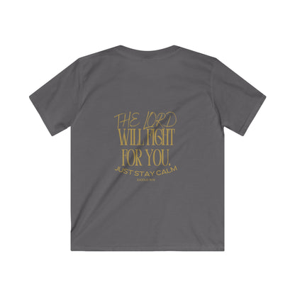 Kids Exodus 14:14 The Lord Will Fight For You T-Shirt