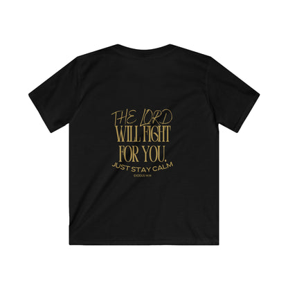 Kids Exodus 14:14 The Lord Will Fight For You T-Shirt
