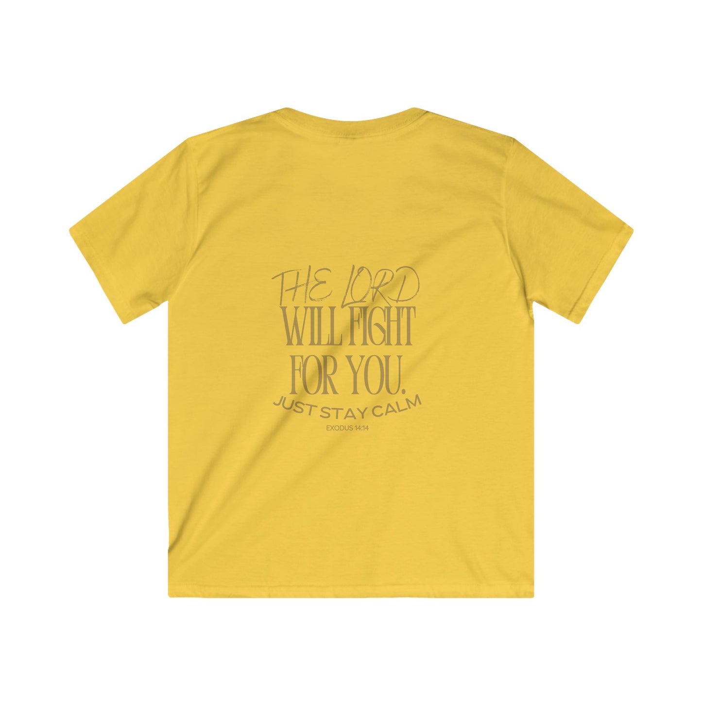 Kids Exodus 14:14 The Lord Will Fight For You T-Shirt