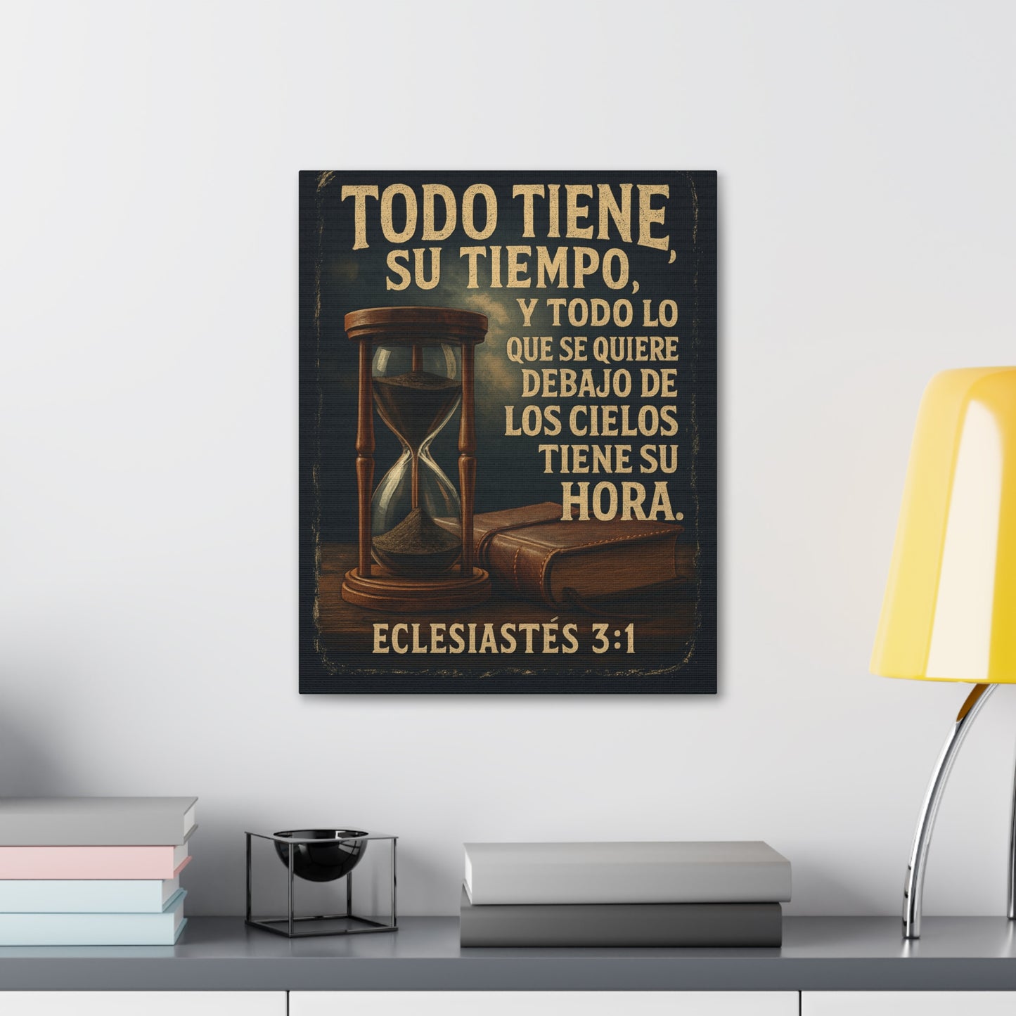 Eclesiastés 3:1 Todo Tiene Su Tiempo, Canvas Wall Art