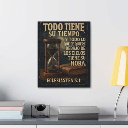 Eclesiastés 3:1 Todo Tiene Su Tiempo, Canvas Wall Art