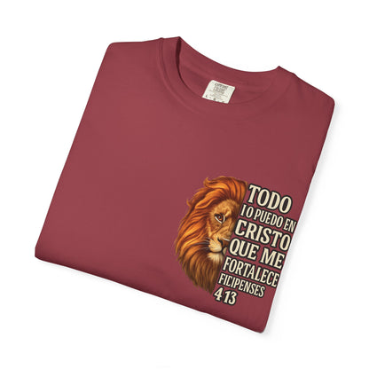 Filipenses 4:13 Lion T-Shirt