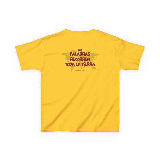 Romanos 10:18 Sus Palabras Recorren Toda La Tierra Kids T-Shirt
