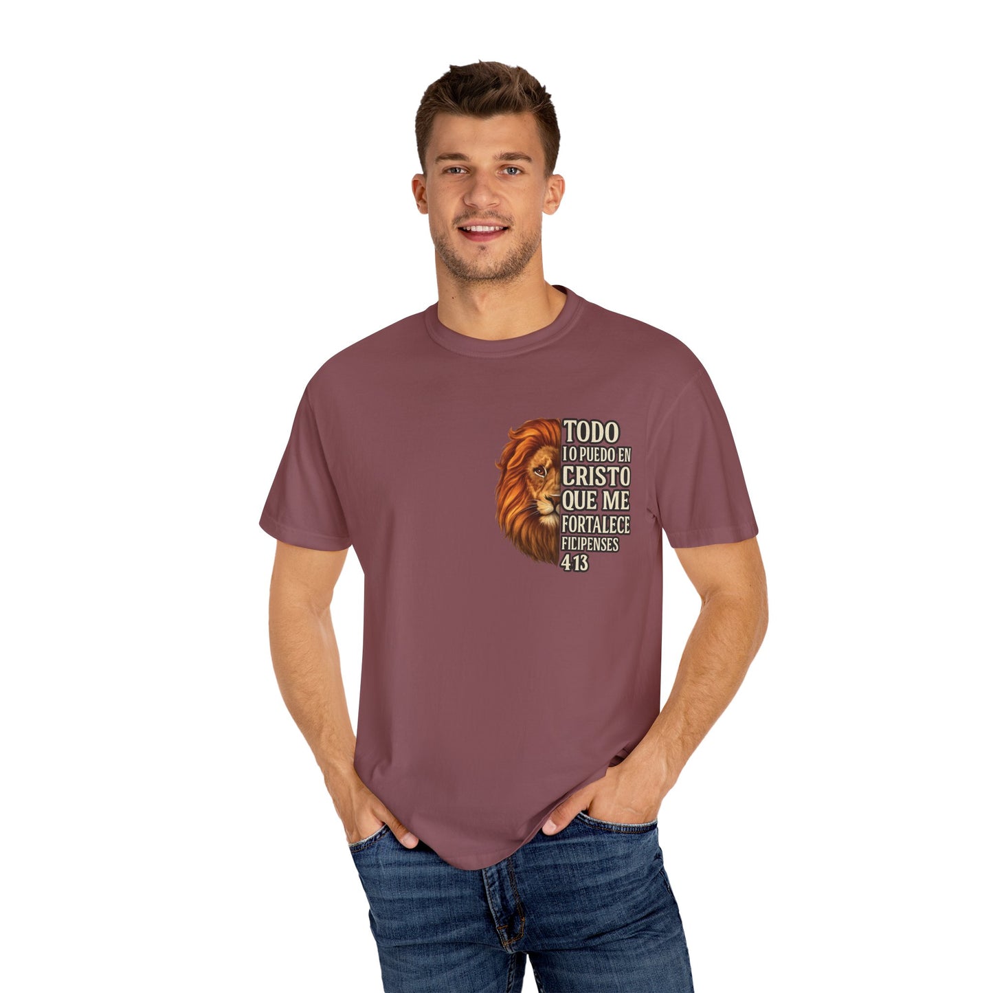 Filipenses 4:13 Lion T-Shirt