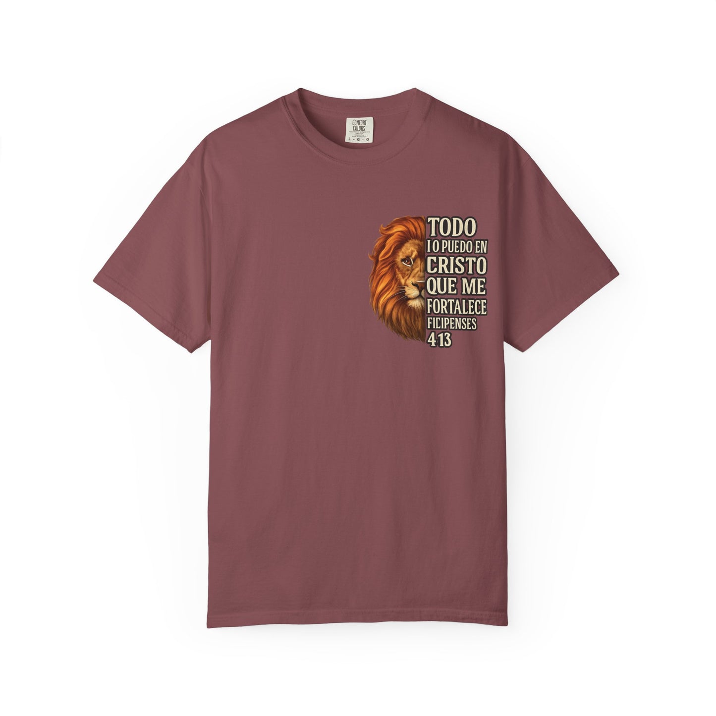 Filipenses 4:13 Lion T-Shirt
