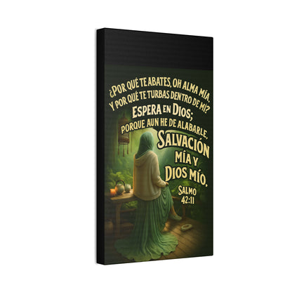 Salmo 42:11 Salvación Mía y Dios Mío Canvas Wall Art