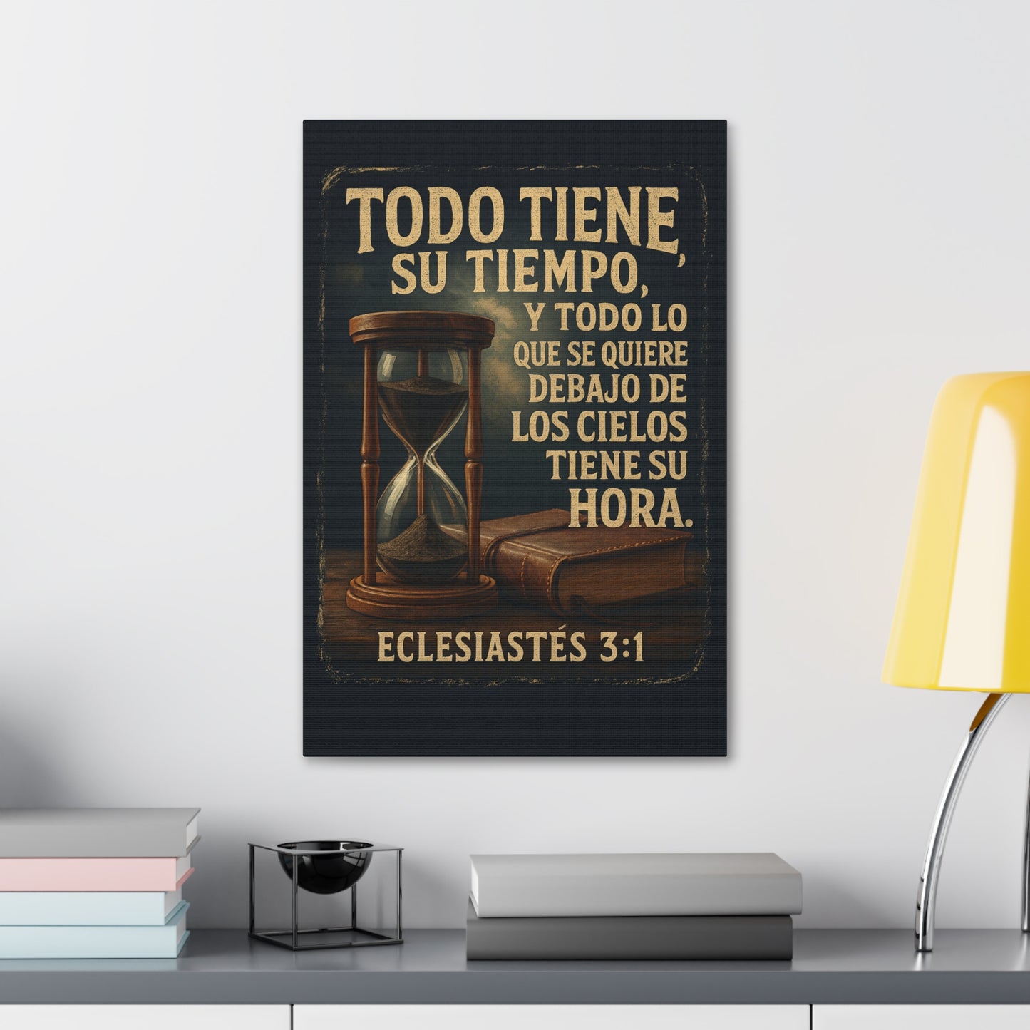 Eclesiastés 3:1 Todo Tiene Su Tiempo, Canvas Wall Art