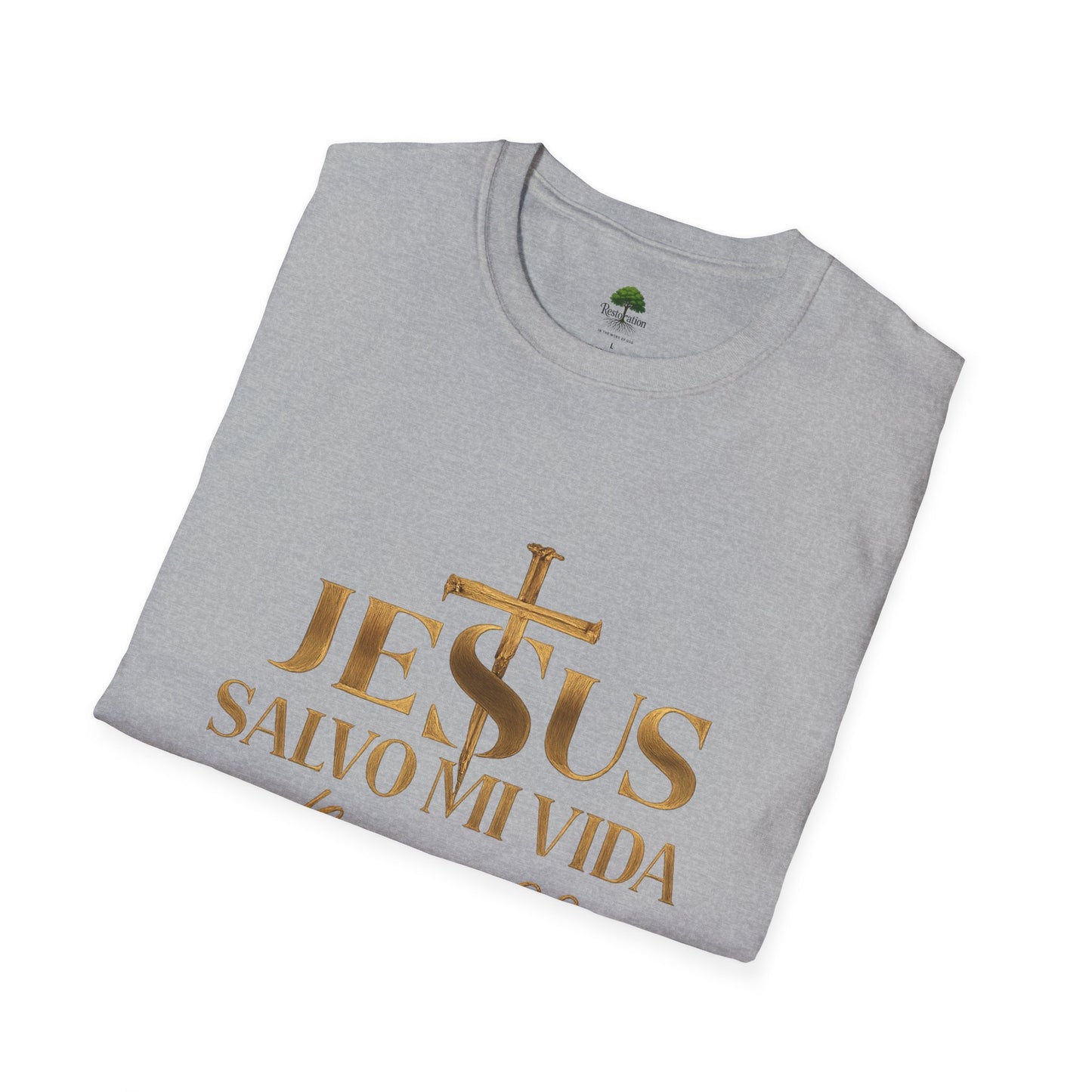 Romanos 5:8 Jesus Salvo Mi Vida T-Shirt
